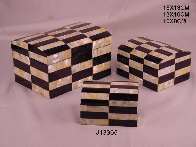 Strip Patterns Black and White patterns Resin Jewelry Box Organizer Box Available in all Sizes Bone Crafts