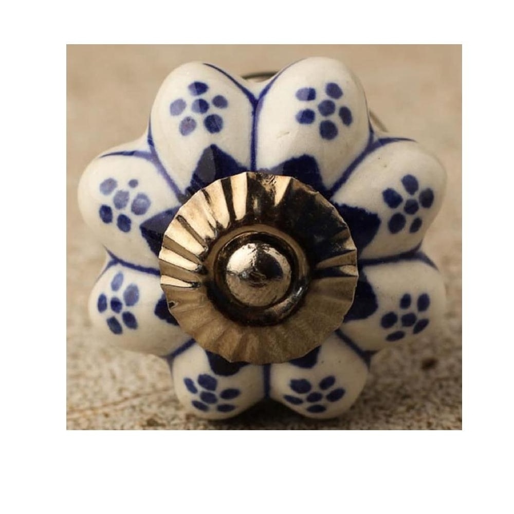 Colorful Floral Hand Painted Ceramic Knob Unique Ceramic Drawer Pulls Kitchen Handles Kitchen Cupboard Handles Door Knobs