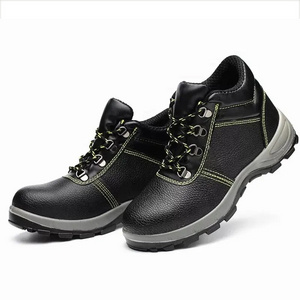 Cheap Safety Shoes Leather Workmans safety Boots Lightweight Safety shoes