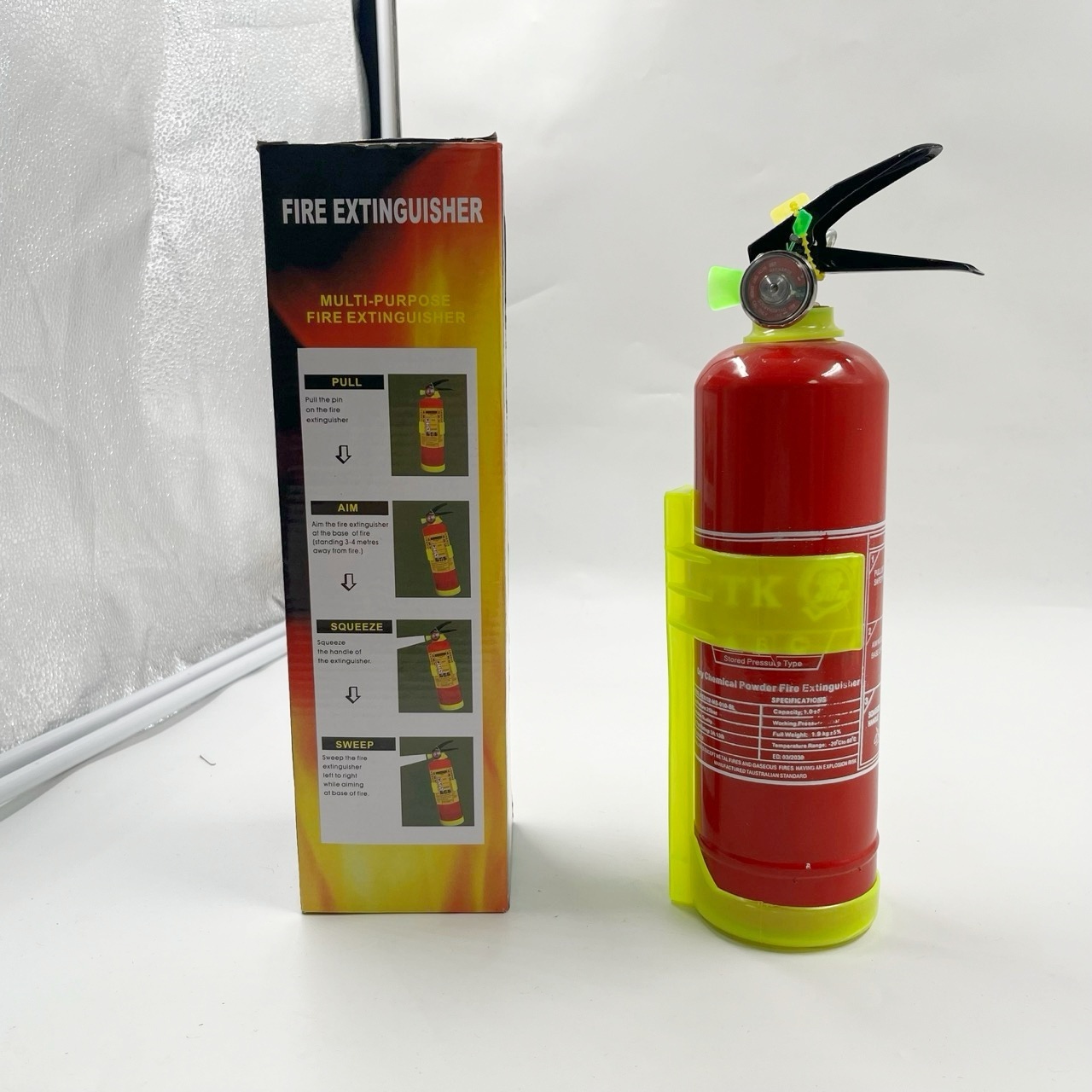 Good Quality Automatic 1kg ABC Dry Powder Fire Extinguisher for Car Use