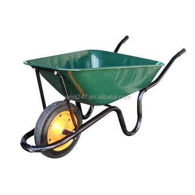 Logo Custom Solo Wheel wheelbarrow 200KG Load Metal wheelbarrow construction Wheel Barrow