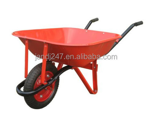 Logo Custom Solo Wheel wheelbarrow 200KG Load Metal wheelbarrow construction Wheel Barrow