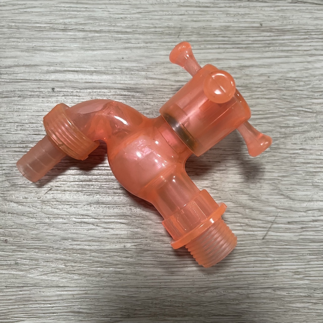 Plastic PP cold water faucet ball valve cross handle plastic faucet