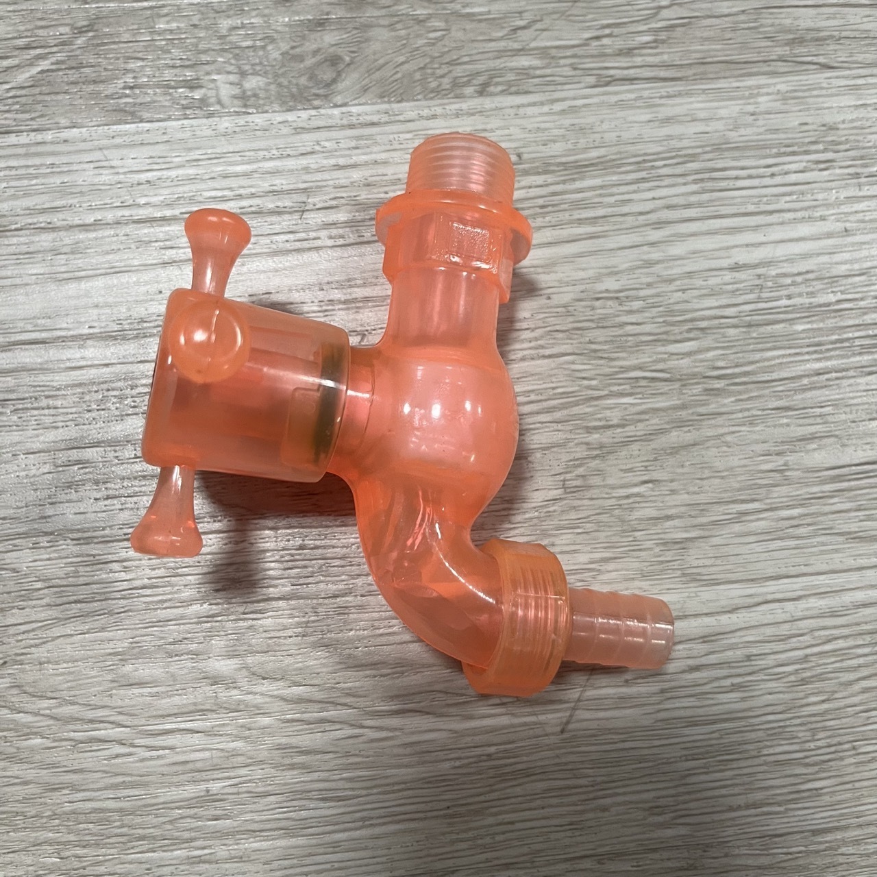 Plastic PP cold water faucet ball valve cross handle plastic faucet