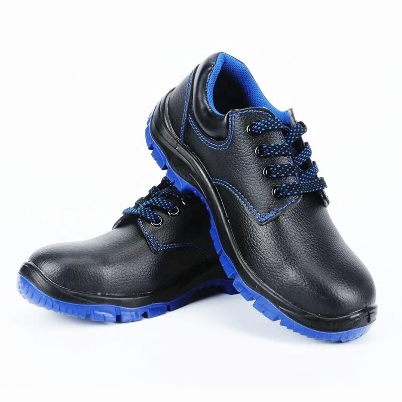 Working Shoes Men Boots Leather Safety Boots with Steel Toe Safety Footwear