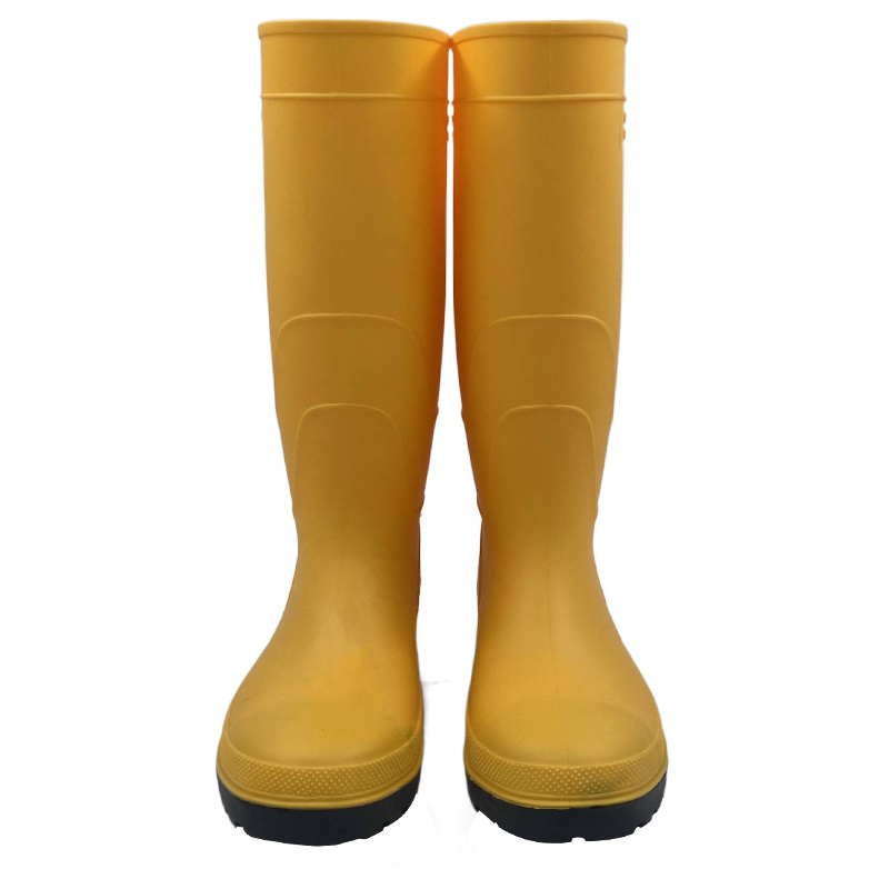 PVC Steel Toe Safety Rain Boots oil chemical resistant Water Boots