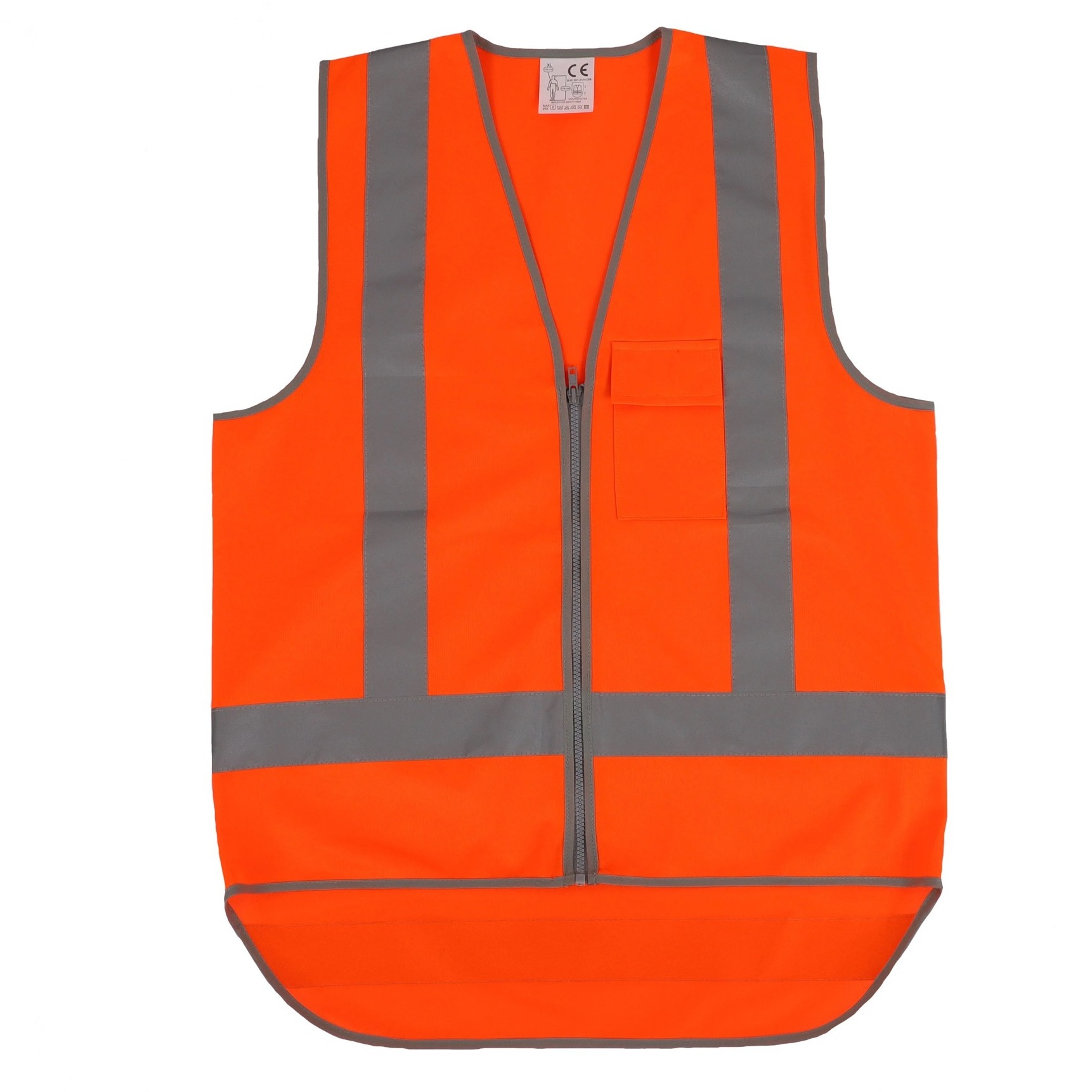 Factory Customized logo Night Running Bike Mesh Safety hi vis vest High Reflective Vest