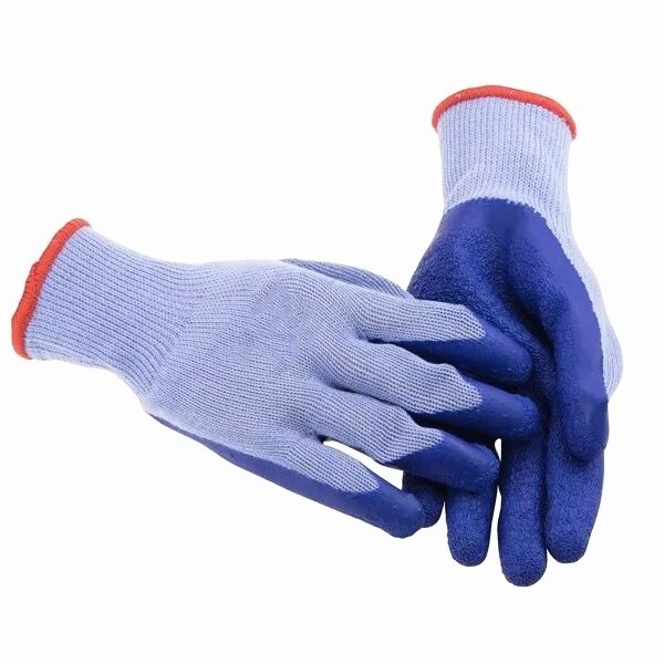 cotton line latex coated gloves industrial heavy duty rubber gloves  in Guangzhou