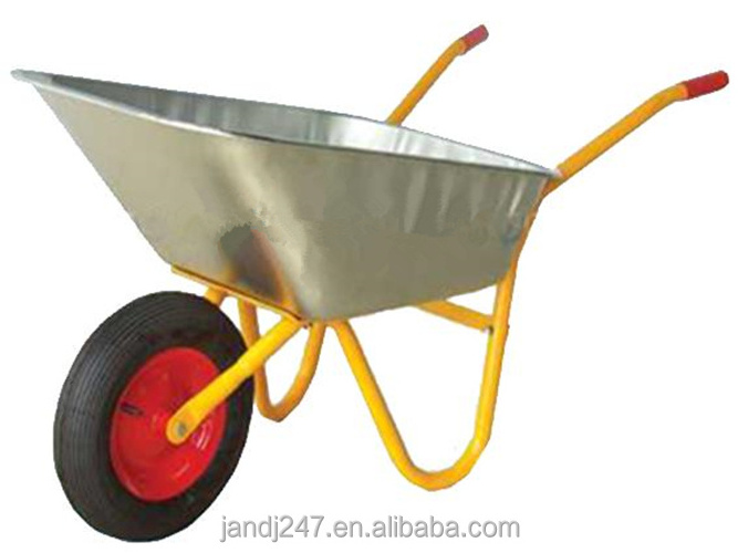 The black Color Heavy Duty garden Wheelbarrow WB3800 WB6400 in Guangzhou