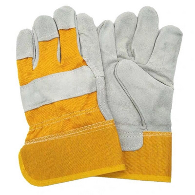 Welding Gloves Heat Resistant 16 Inches Cowhide Leather Forge Welder Gloves for BBQ