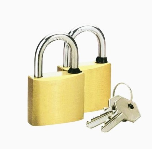 high security custom small pad lock combination hardened brass padlock