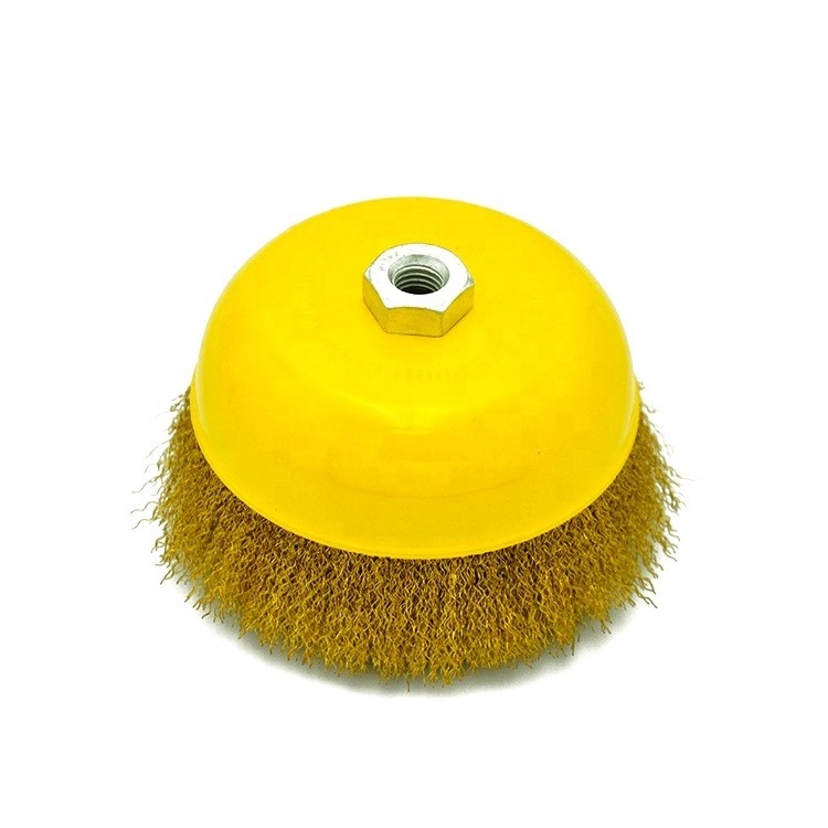 Steel Wire Cup Brush for Cleaning Rust brushes polishing wire wheel brush for rusting in Guangzhou