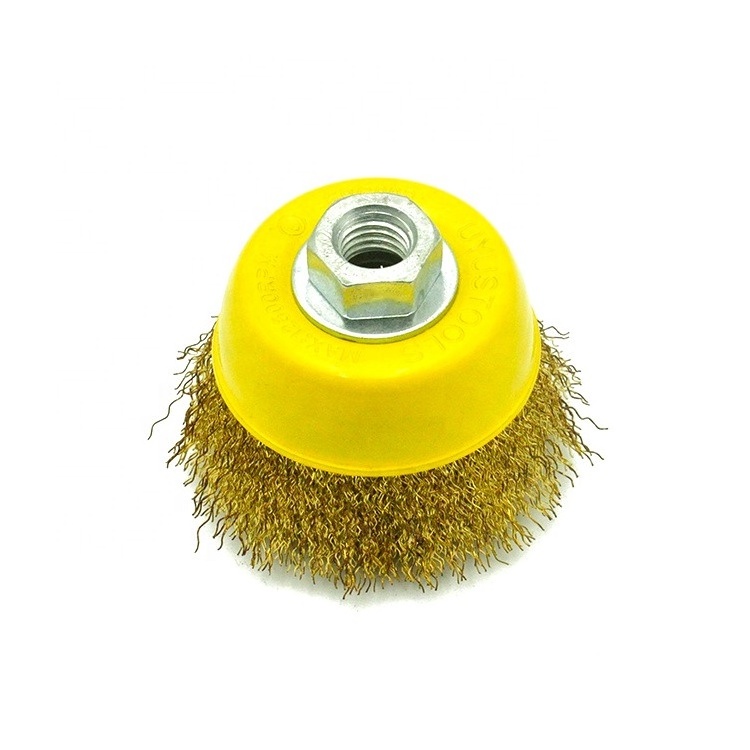 Steel Wire Cup Brush for Cleaning Rust brushes polishing wire wheel brush for rusting in Guangzhou