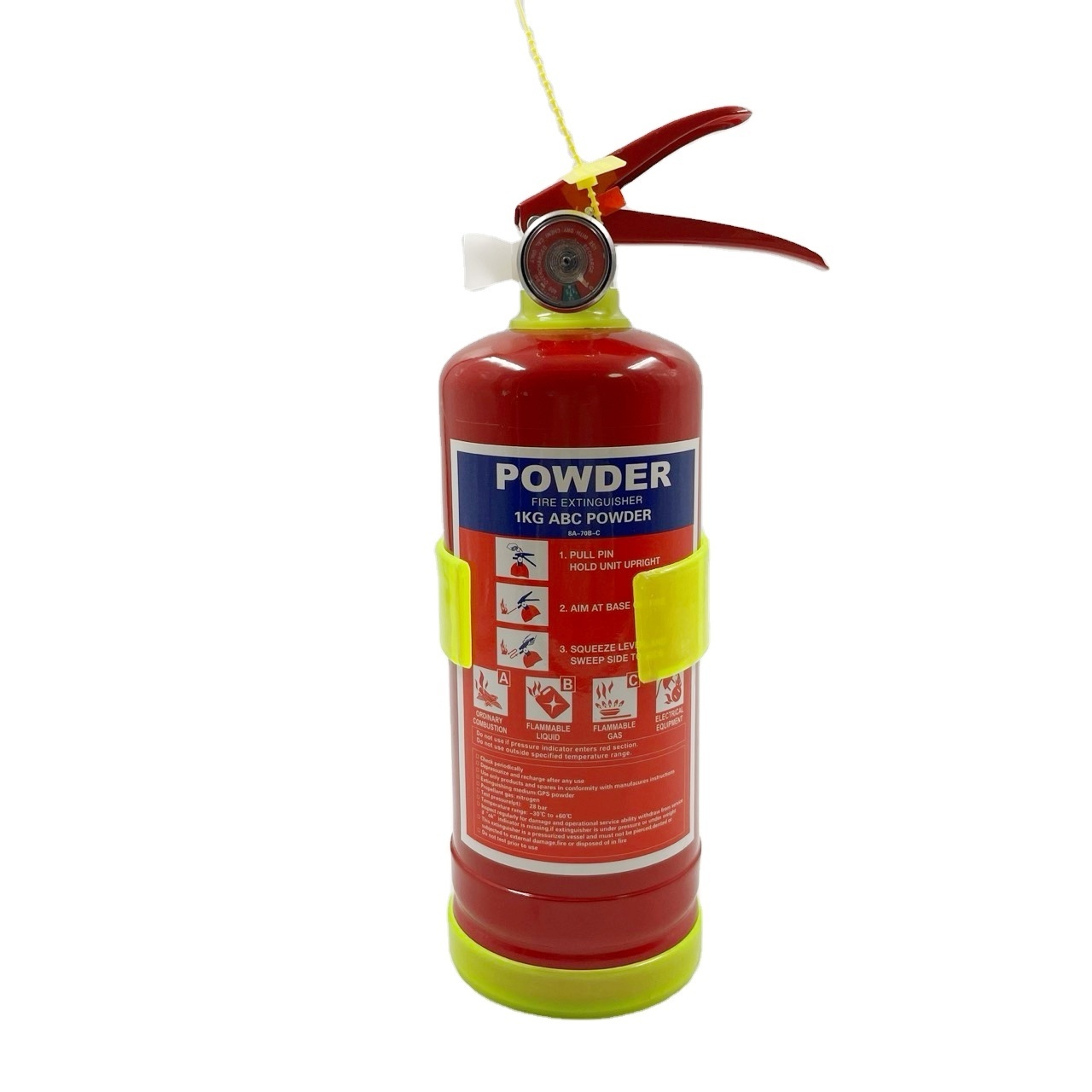 Good Quality Automatic 1kg ABC Dry Powder Fire Extinguisher for Car Use