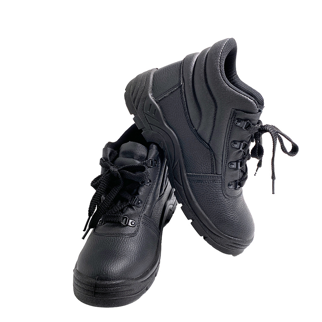 Step into Safety Direct from Manufacturer Steel-Toe Steel-Sole Cow Leather Work Boots