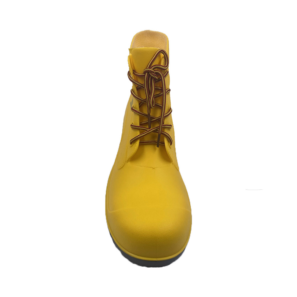 Yellow Short Boots Rubber PVC Waterproof Rain Boots For Men