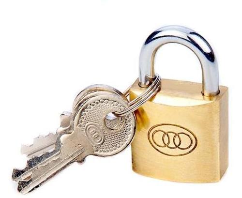 Different Size Key brass copper core Padlock Heavy Duty Padlock Iron Padlock