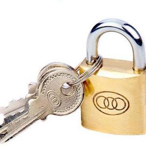 Different Size Key brass copper core Padlock Heavy Duty Padlock Iron Padlock