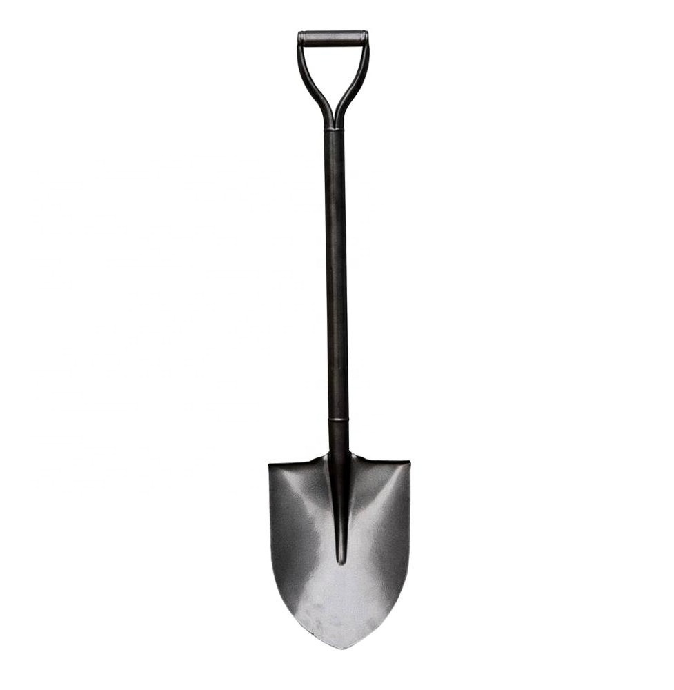 All Steel Sharp Shovel with steel handle from Guangzhou supplier