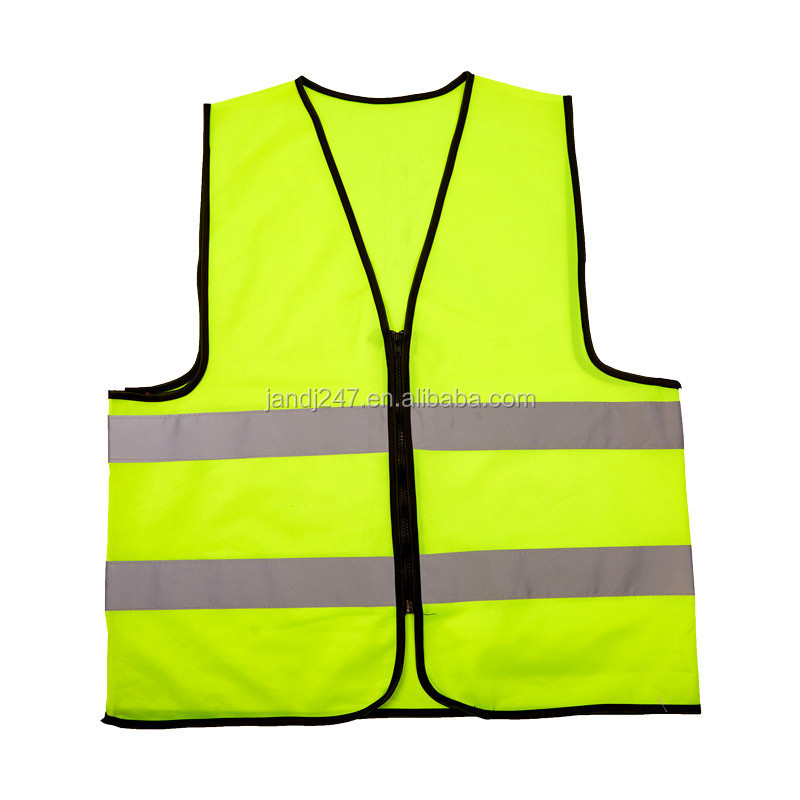 Orange Mesh Fabric Safety Vest Security Vest Reflective Safety Vest