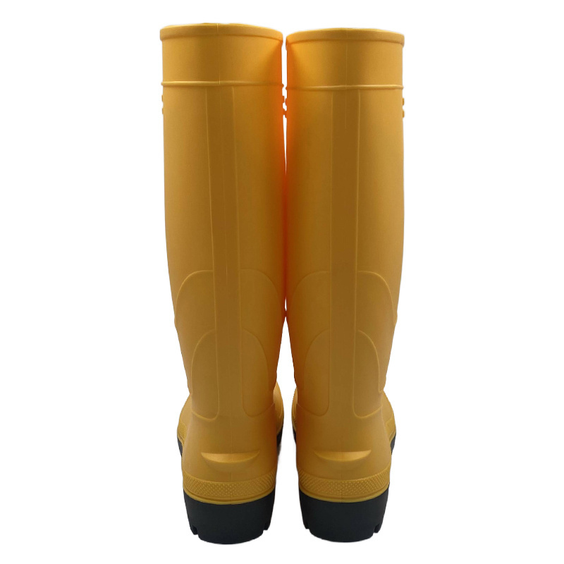 PVC Steel Toe Safety Rain Boots oil chemical resistant Water Boots