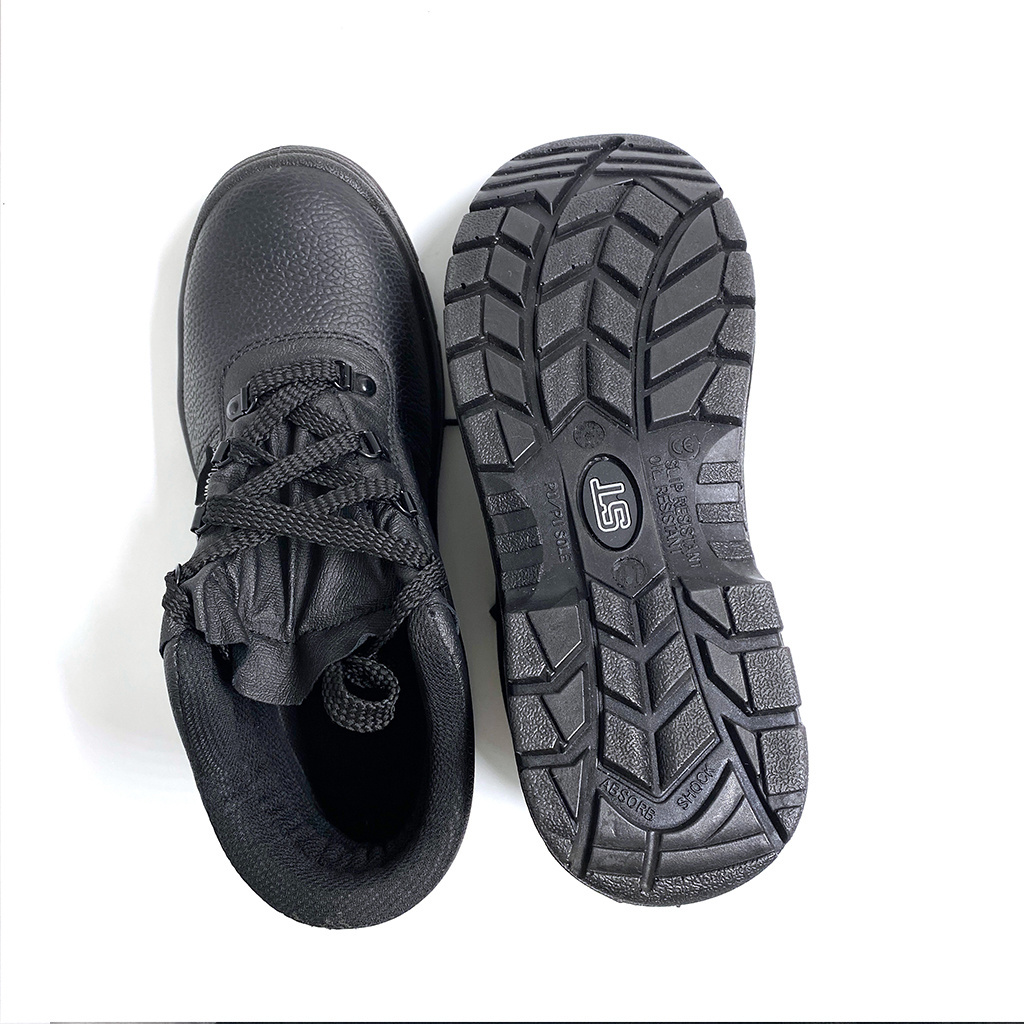 Step into Safety Direct from Manufacturer Steel-Toe Steel-Sole Cow Leather Work Boots