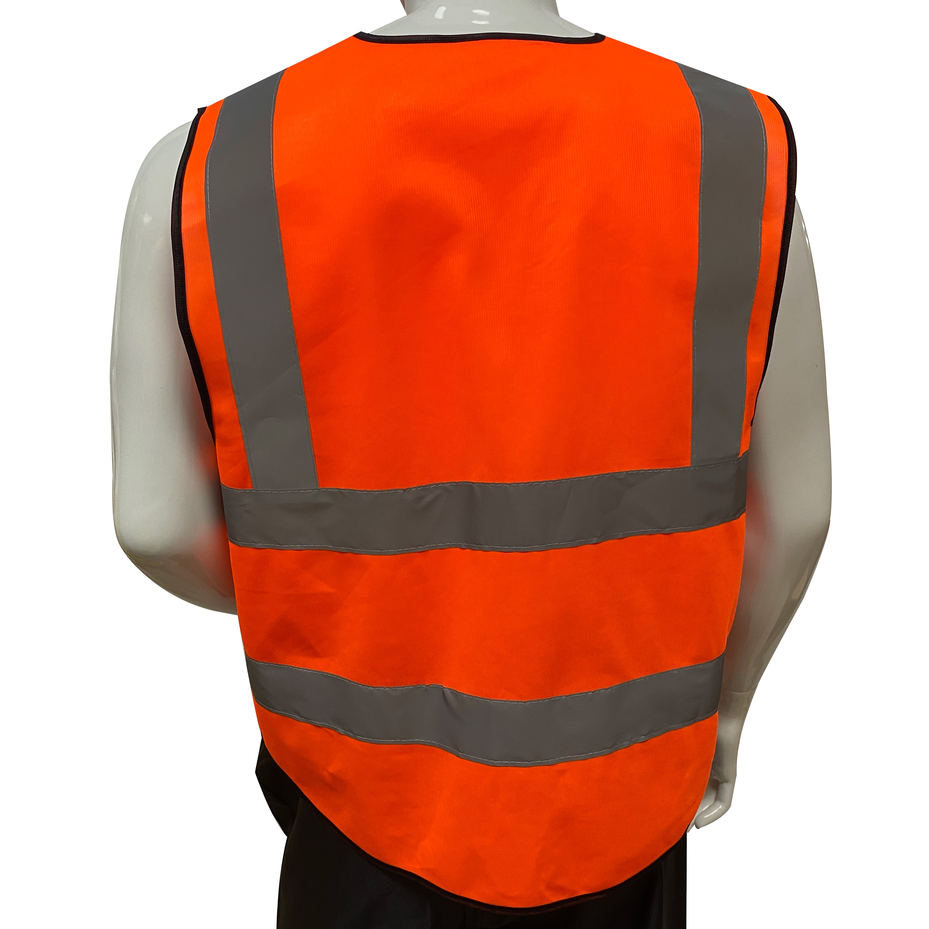 Hi Vis Reflector Jacket Reflective Safety Vest With Custom Logo Yellow Safety Vest