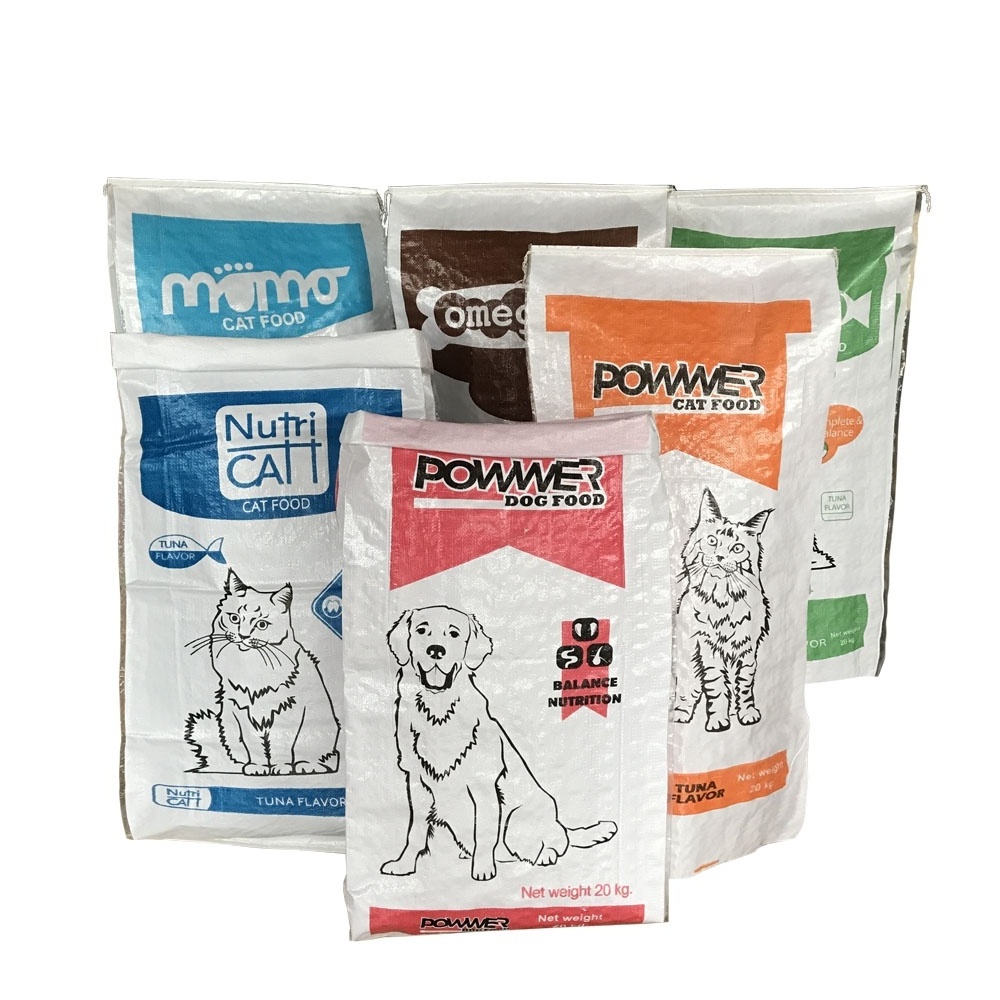 one series set animal food pet sack cat feed dog food package BOPP plastic bag