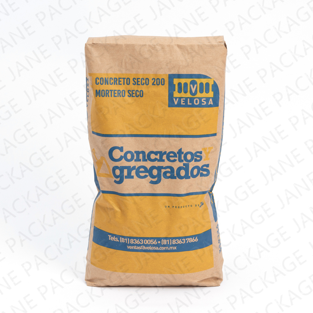 Paper Cement Bag,3 Layers Kraft Paper Cement Bag 25kg 50kg