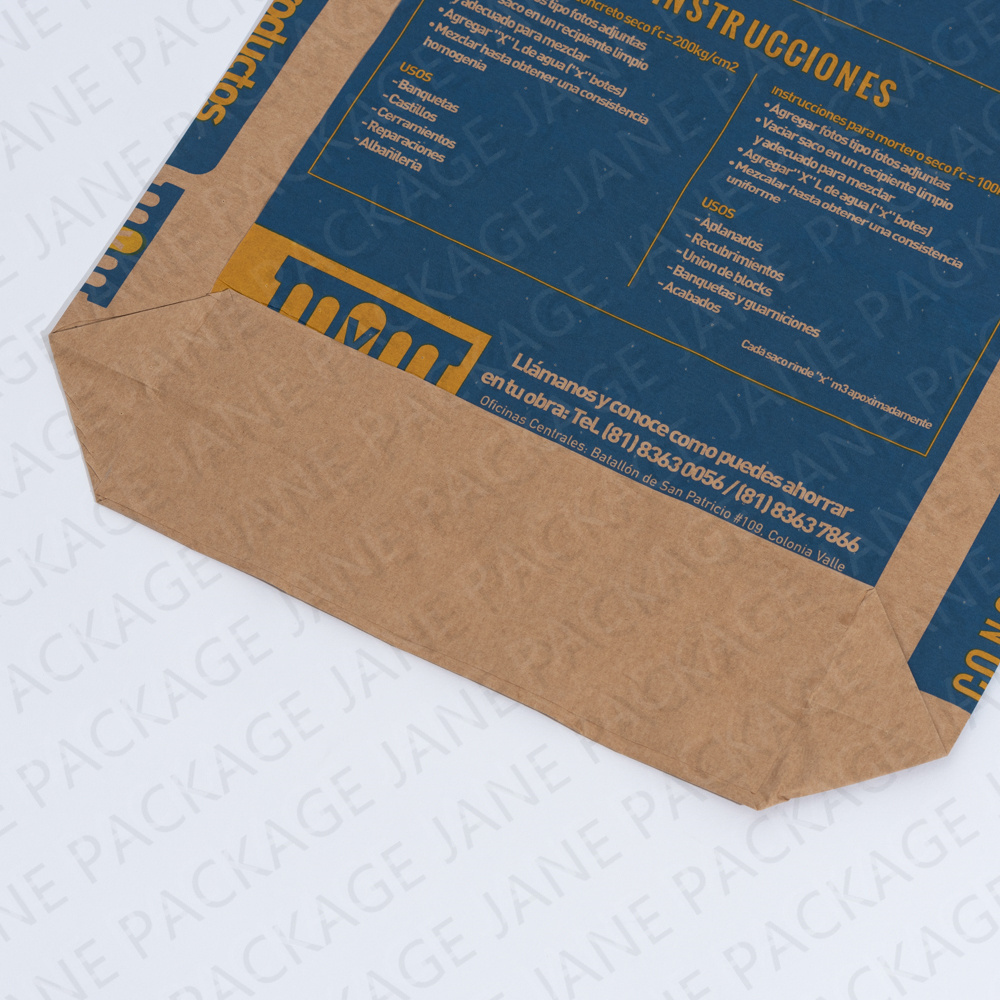 Paper Cement Bag,3 Layers Kraft Paper Cement Bag 25kg 50kg