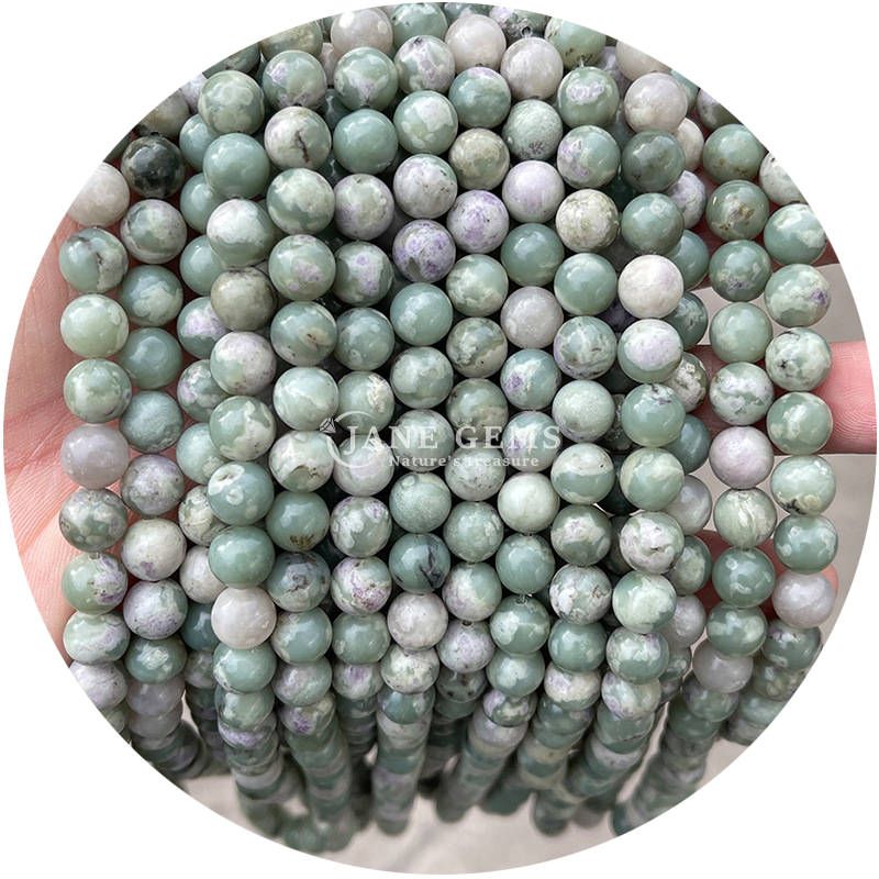 Wholesale Natural Crystal Gemstone Round Jade Beads Real Round Stone Loose Beads Accessories for DIY Jewelry Making