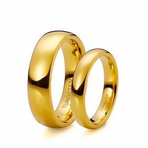 US Gold Jewellery Rings Design for Women Man Couple Wedding Tungsten Rings