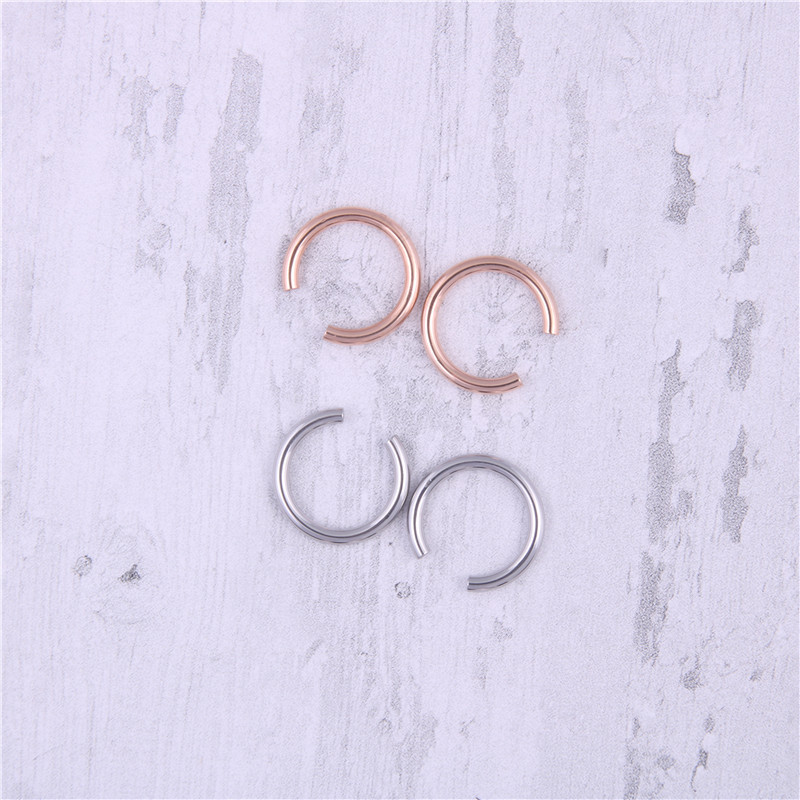 New Arrival Bone Men Women Stainless Steel Mini No Hole Piercing Ear cuff