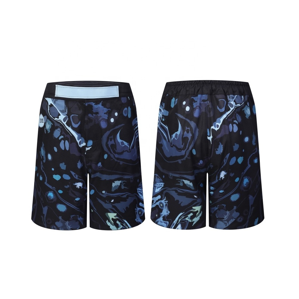 Professional Manufactures MMA Shorts Top Quality Custom Wholesale Men With Slits Sublimation Printed Fight MMA Grappling Shorts