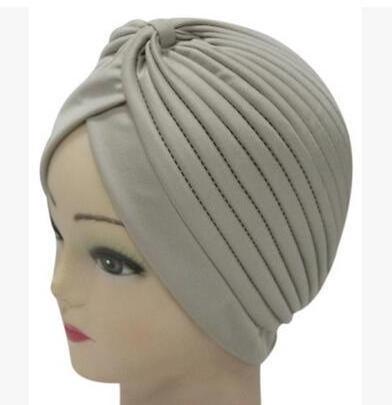 Wholesale Turban Cap Various Colors Turban Hat Elastic Sleep Cap Head Wrap Nightcap Unisex