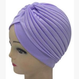 Wholesale Turban Cap Various Colors Turban Hat Elastic Sleep Cap Head Wrap Nightcap Unisex