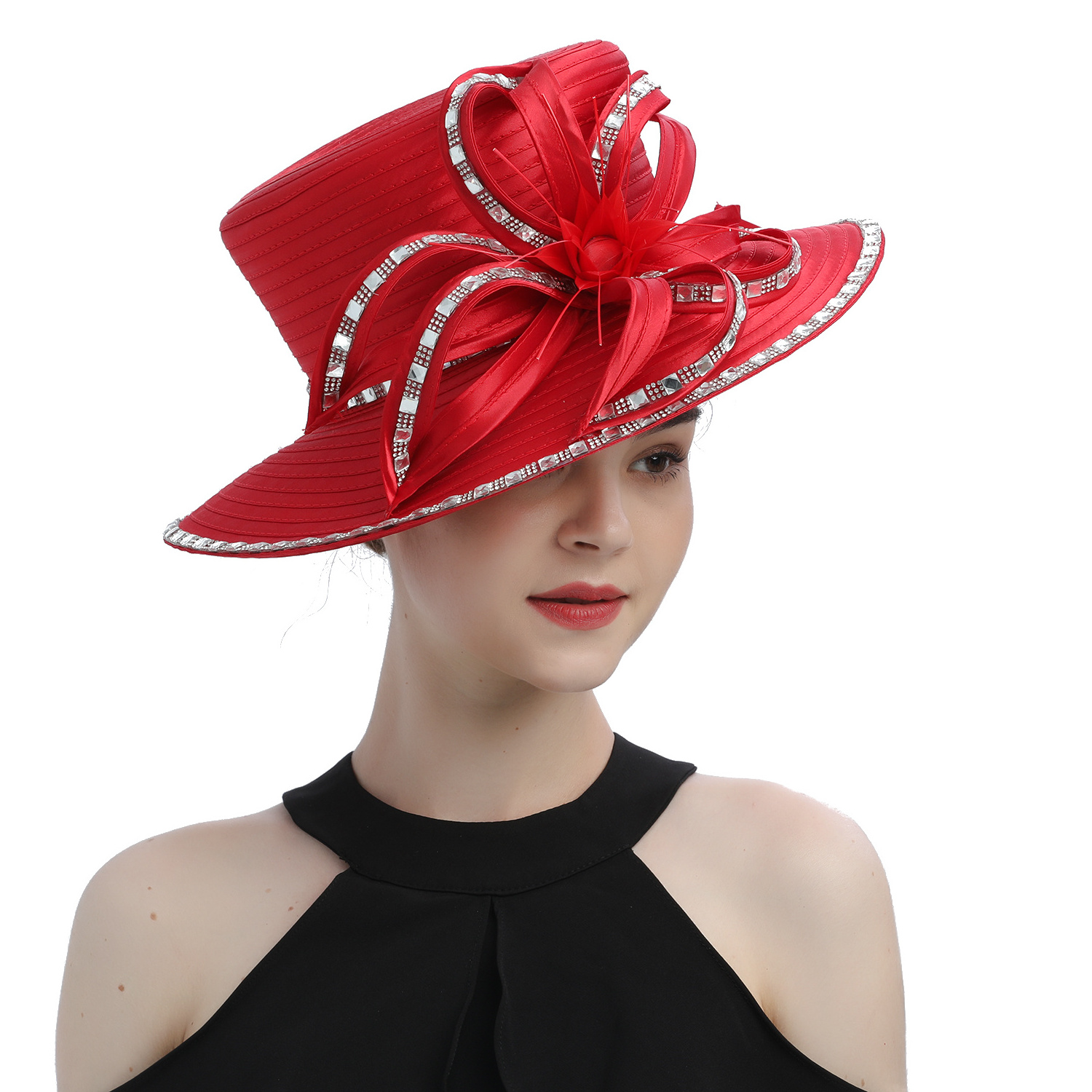 Fashion Theme Party Church Hats Party Fascinator Kentucky Derby Hats Banquet Cloth Sun Hats For Women Wedding