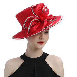 Fashion Theme Party Church Hats Party Fascinator Kentucky Derby Hats Banquet Cloth Sun Hats For Women Wedding