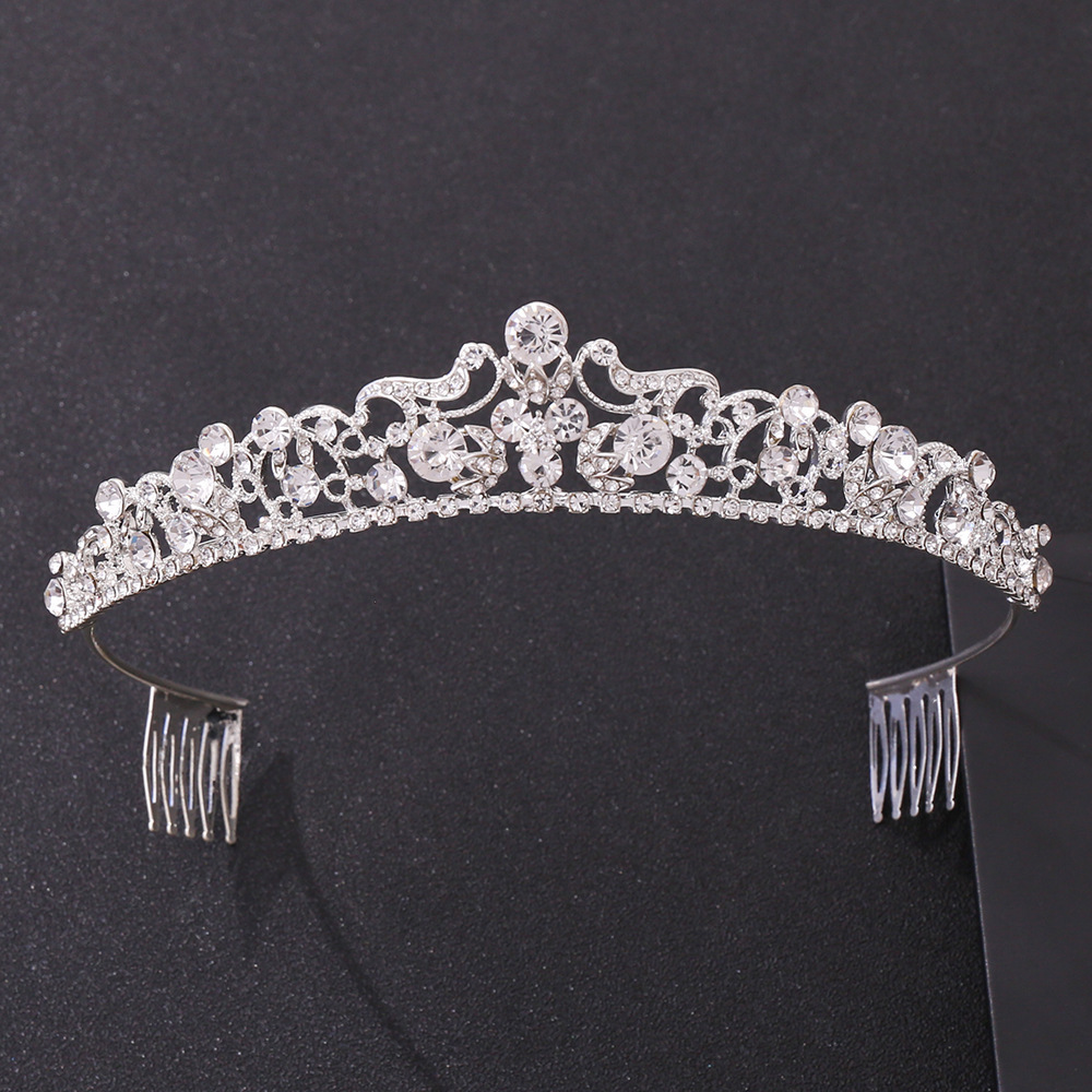 Wholesale Cheap Premium Bridal Headwear Wedding Hair Accessories Hair Jewelry Crystal Baroque Pageant Crown