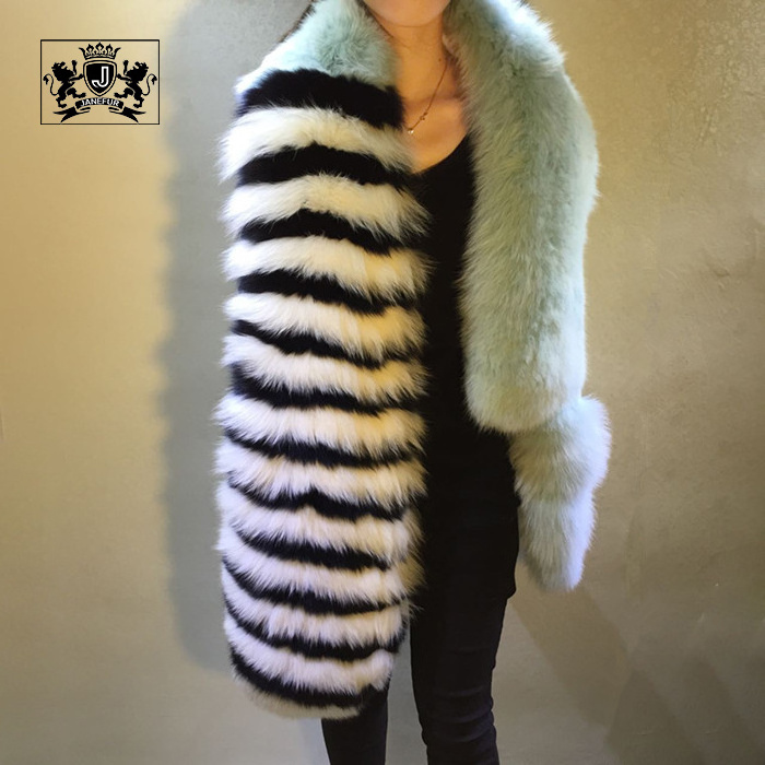 Wholesale Popular Natural Fox Fur Scarf Winter Beautiful Genuine Fox Fur Cape Shawl