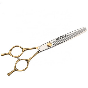 Japanese steel dog grooming scissors curved thinning scissors 7.5 inch pet grooming shears for dog grooming