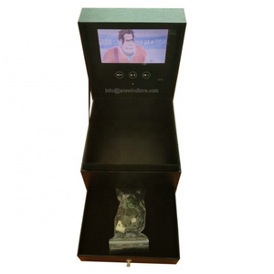 velvet video lcd invitation box video card box 10.1 inch HD wifi cloud Digital frame