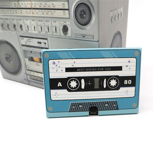 High-quality Cassette Tape Music Birthday Party Card XMAX Paper Craft DIY unique cards for Birthdays Christmas