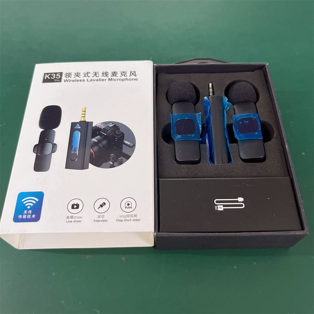 Wholesale mini wireless microphone system lavalier microphone with home ktv wireless karaoke speaker for boya