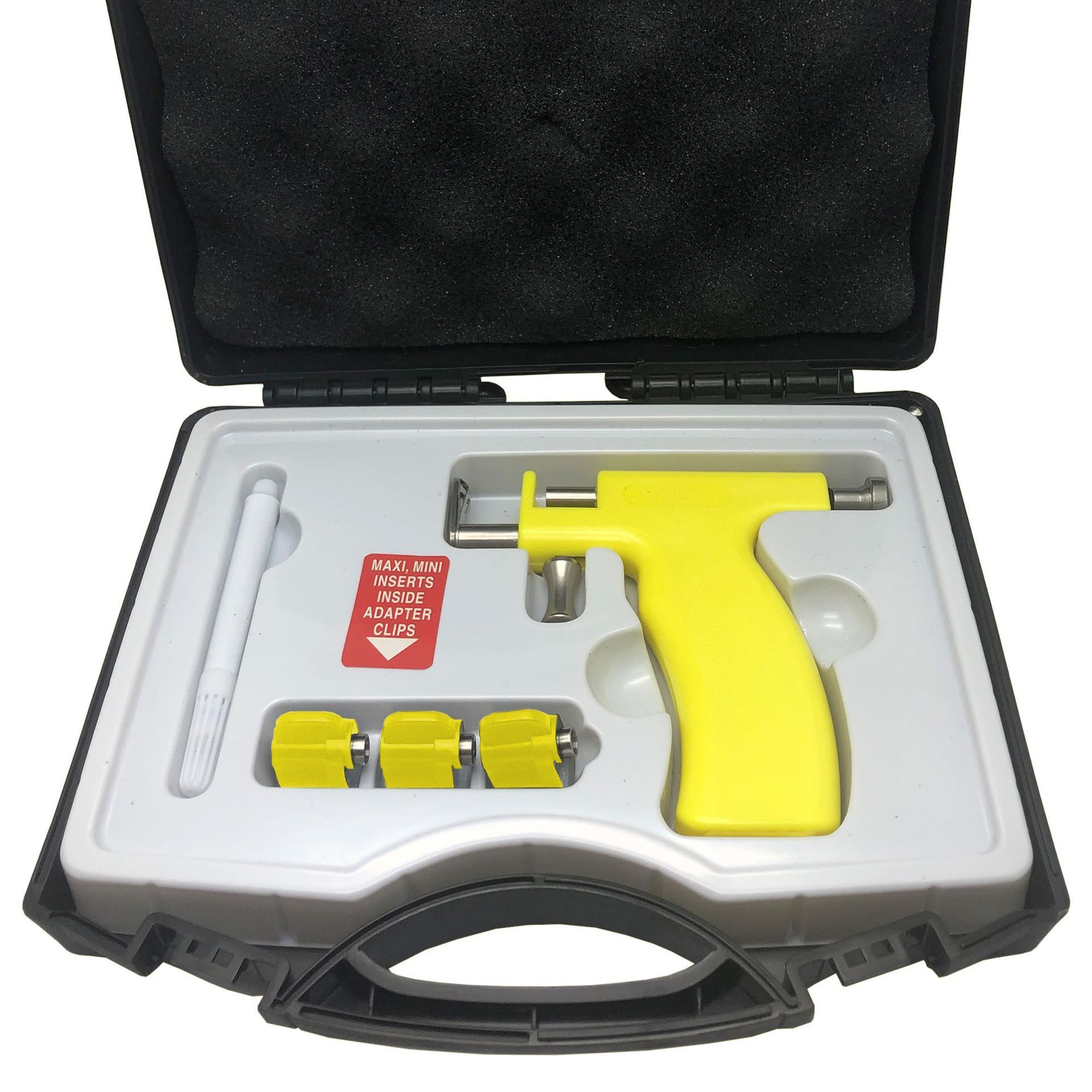 Professional  Stud Piercing Machine Sterile Nose Pierced Gun Tool Kit with  Stainless Steel Ears Piered