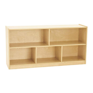 School Classroom 5 Section Cabinet wood book shelf organizer for kids small