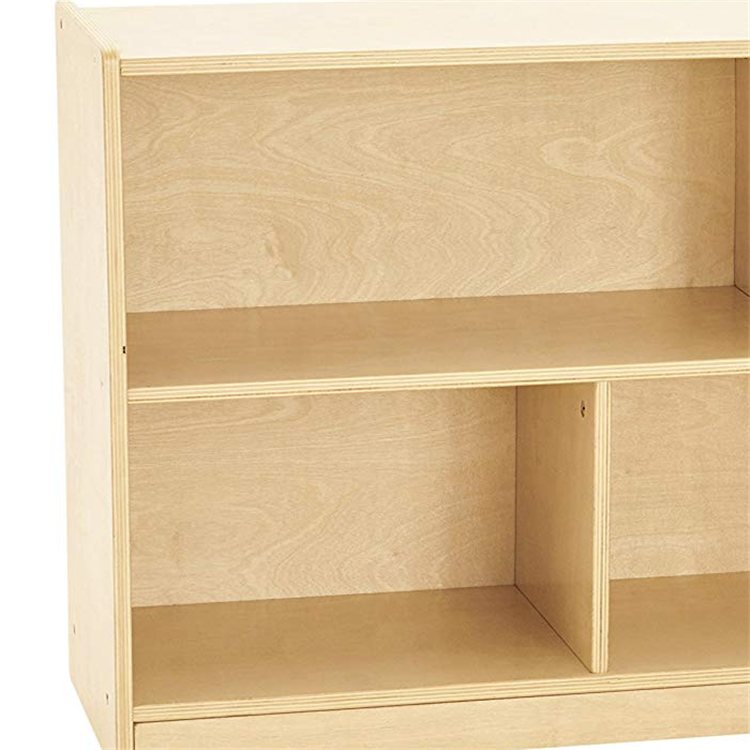 School Classroom 5 Section Cabinet wood book shelf organizer for kids small