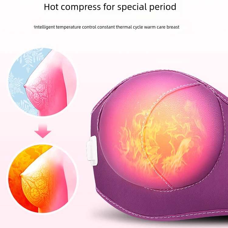 breast enhancement massager Rechargeable Heating Vibration Bra 2024 Chest Enlargement Machine Electric big boobs breast massage