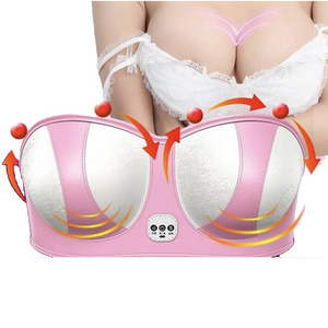 breast enhancement massager Rechargeable Heating Vibration Bra 2024 Chest Enlargement Machine Electric big boobs breast massage