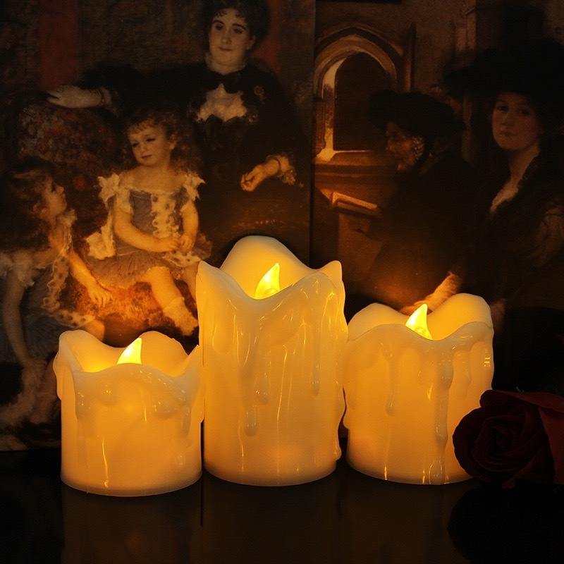 Home / Party Decoration Tealight Yellow Flicker Floating Flameless LED Electronic Tea Light PP Simulation Candles